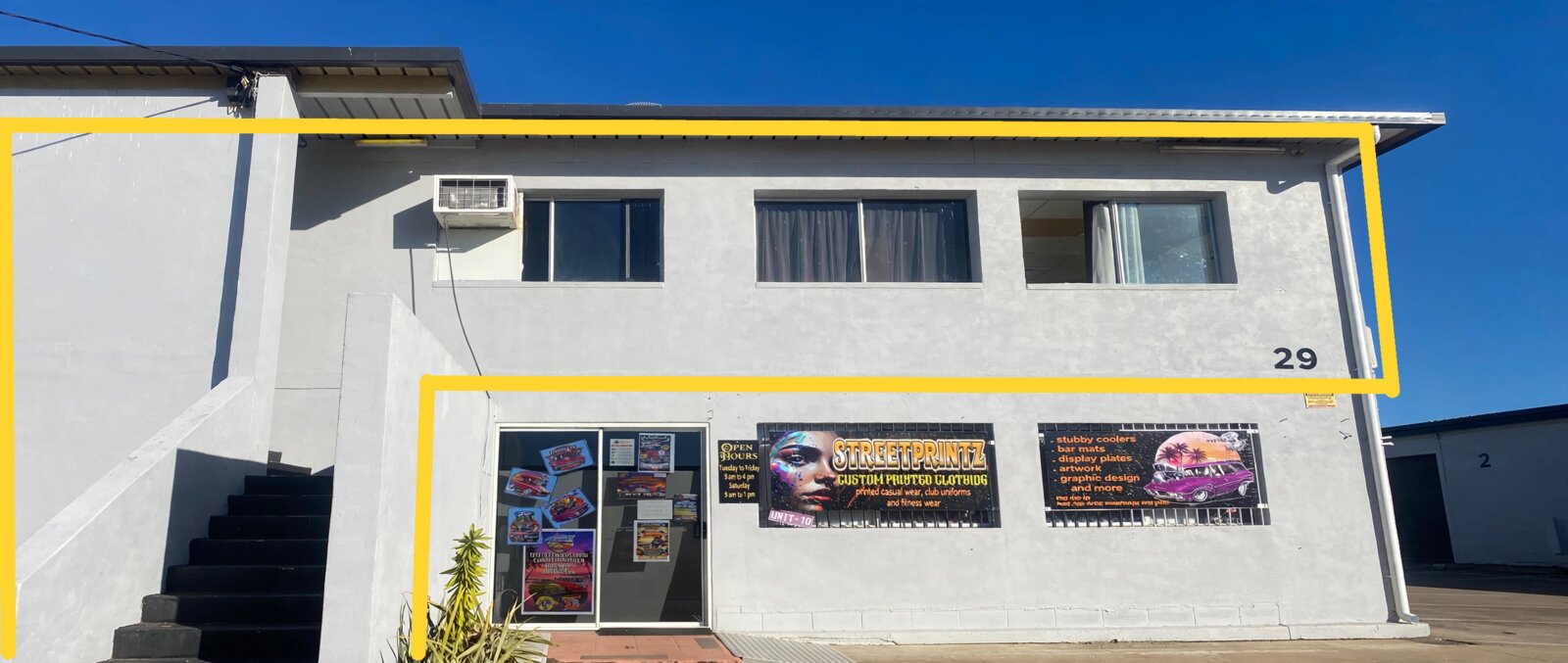 Unit 11, Casey Street Centre — 126 sqm open-plan office, front unit