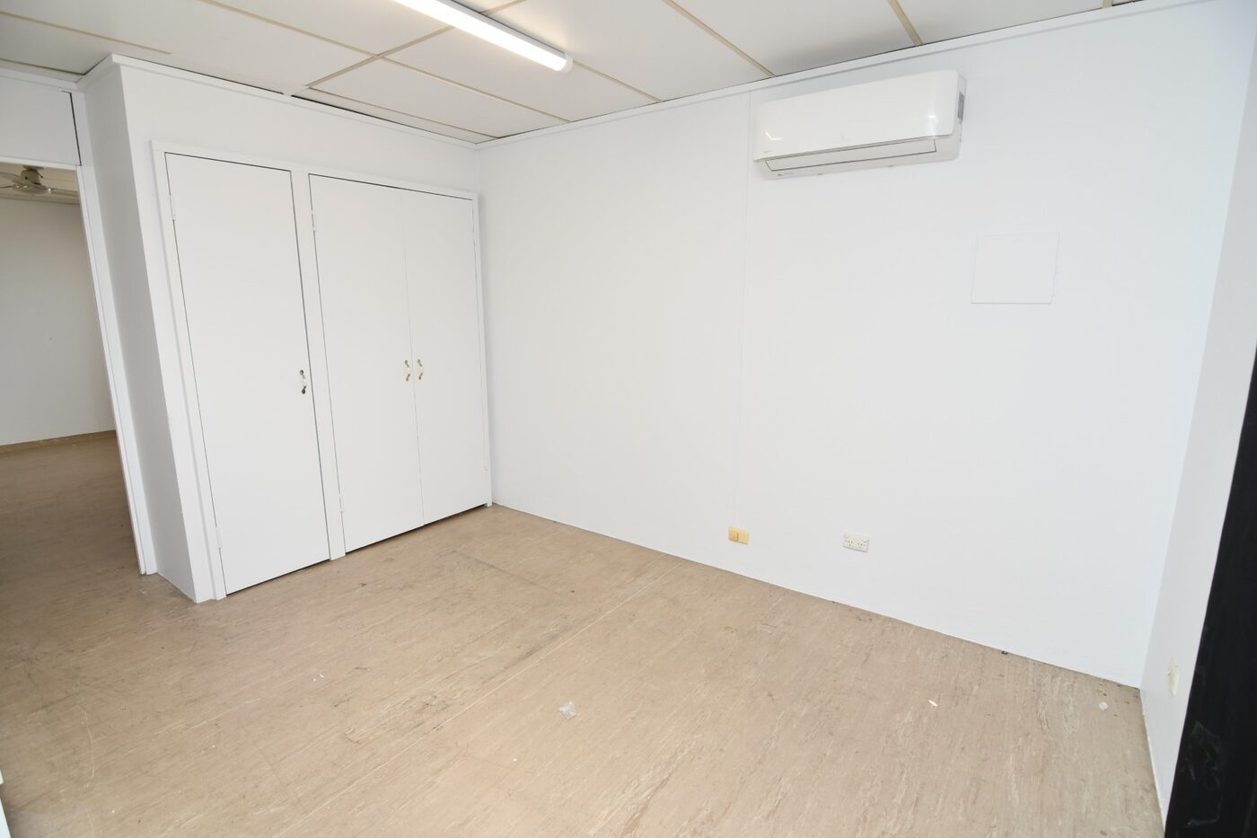 Private enclosed office with split-system air conditioning